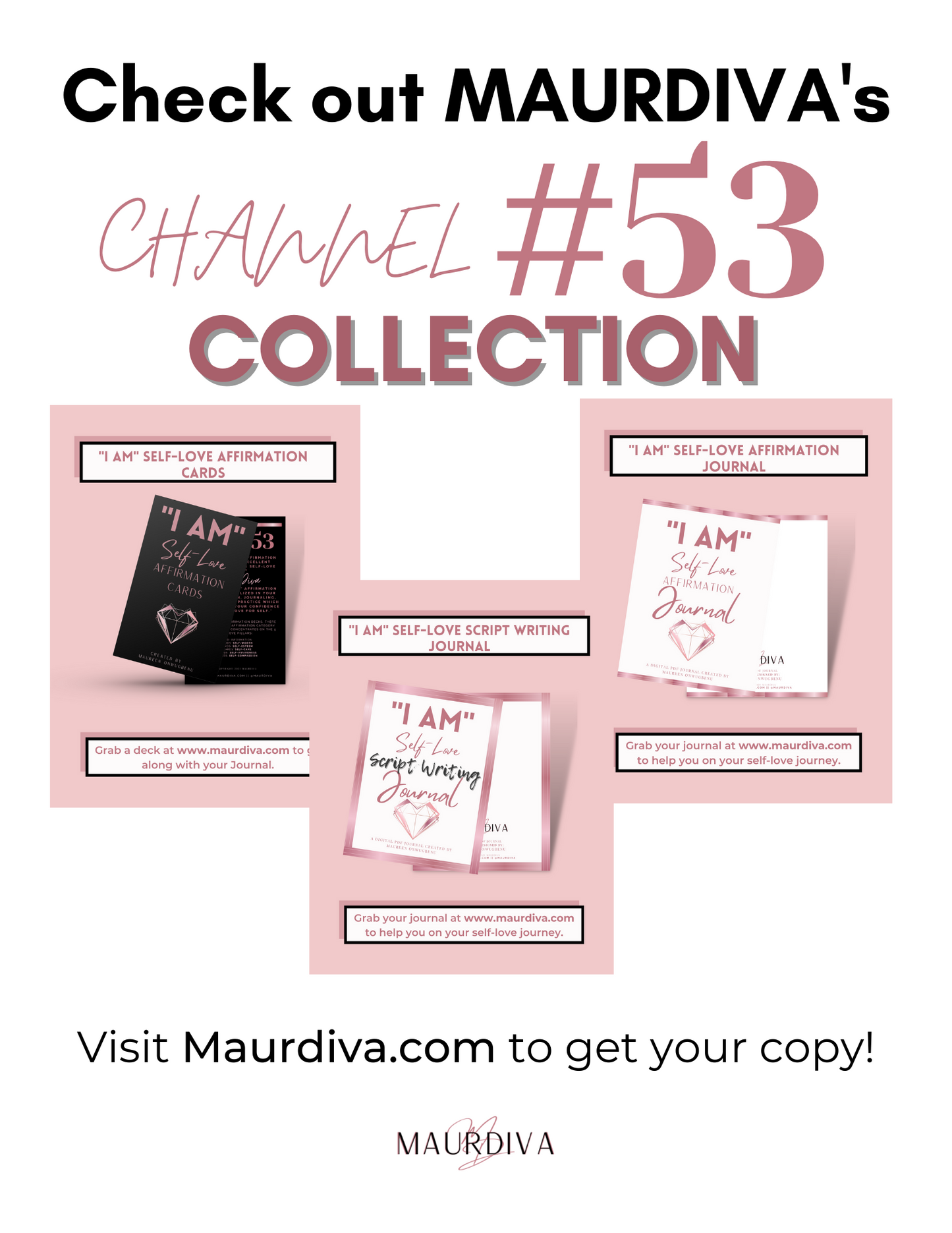 Maurdiva's 30-Day Self-Love Challenge Journal (DIGITAL PDF JOURNAL)